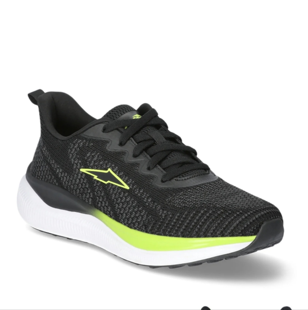 Avia Men's Sleek Jogger Sneakers Black /Green Accents  Size 12 & 13    NWT